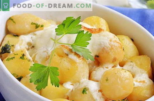 Компири во павлака - најдобрите рецепти. Како правилно и вкусно готви компири во павлака.