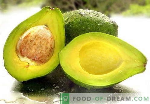 Авокадо - корисни својства, употреба при готвење. Рецепти со авокадо.