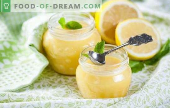 Лимон крем: комплексни и едноставни рецепти. Правилата за готвење вкусна и деликатна лимонска крема според рецептите на најдобрите слаткарници