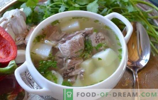 Свинско шилум - најбогата богата супа! Рецепти и методи за готвење шулум од свинско месо со чад, чадено месо, зеленчук