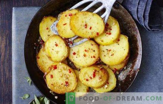 Зошто не може да се пржат компири: главните грешки