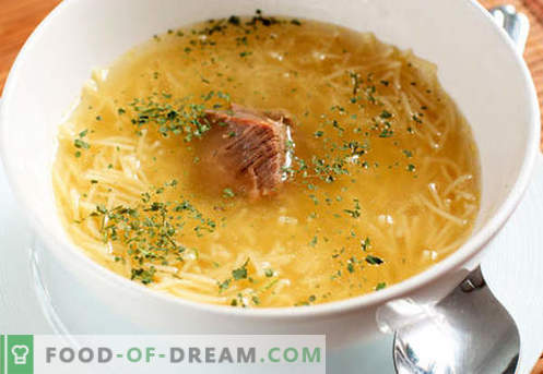 Супа од глупак - докажани рецепти. Како правилно и вкусно да готви супа со тестенини.