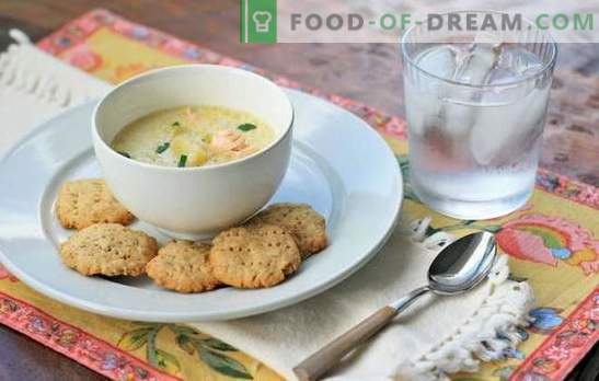 Супа од риба со крем - алтернатива на увото. Најдобри рецепти за риба супа со крем од лосос, скуша, птица, пастрмка и розова лосос