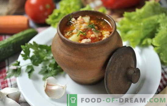 Супа во тенџере во рерната - резултатот е изненадувачки! Рецепти на супи во садови во рерната: зеленчук, месо, пилешко, печурка