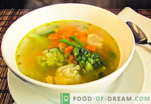 Вегетаријанска супа - докажани рецепти. Како да се подготви вегетаријанска супа и вкусна.