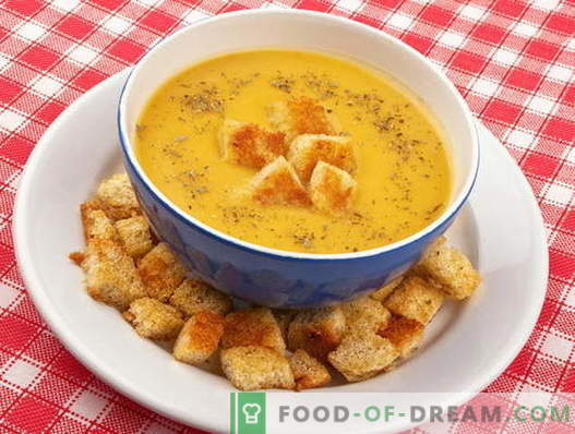 Супа со круни - најдобри рецепти. Како правилно и вкусно да готви супа со круни.