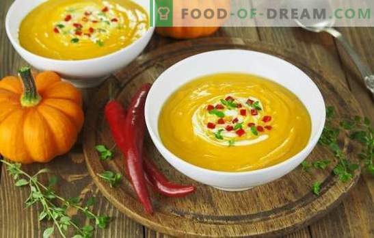 Супа-пире рецепти се брзи и вкусни - тендерски и хранливи. Како да се готви супа од супа: рецепти за брзи и вкусни првични курсеви
