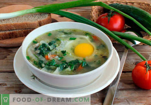 Супата од коприва - докажани рецепти. Како да правилно и вкусно варен супа од коприва.
