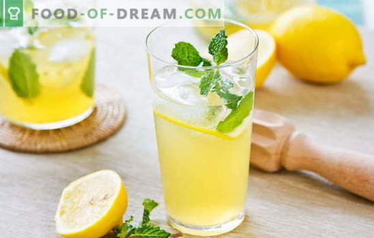 Лимон пијалок - енергија и витамини во една чаша. Лимон пијат рецепти: кул лимонада или топла пијалак