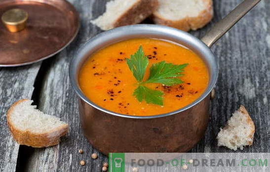 Едноставни вкусни супи од црвена и зелена леќа - традиции на руската кујна. Свежи идеи за едноставни супи од различни леќи