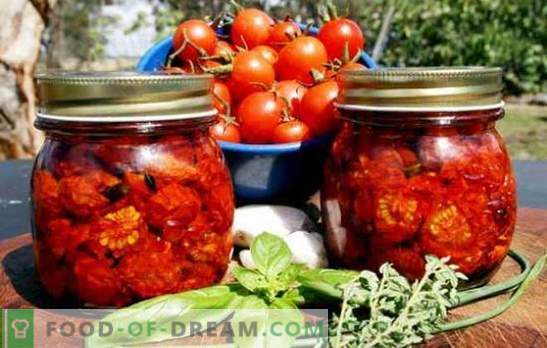Сушени домати за зимата - најмногу од неа! Едноставни и прифатливи методи за чување на сушени домати за зима