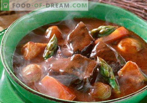 Супа од гулаш - докажани рецепти. Како да правилно и вкусно готви гулаш супа.
