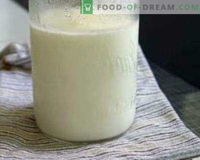 Што може да се направи од кисело млеко, рецепти од кисело млеко