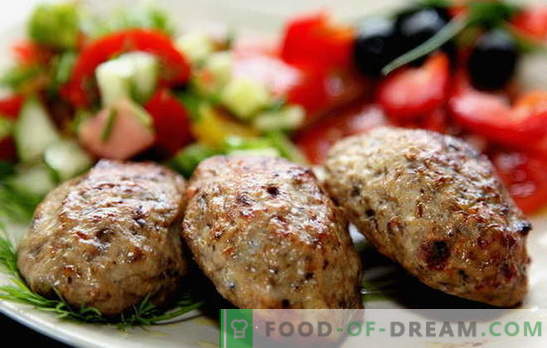 Домашно месо patties - полу-готови производи одмор! Готвење сочни и мирисна мелено месо patties: најдобрите рецепти