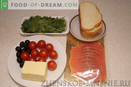 Родендени сендвичи - рецепт со фотографии и опис по чекор по чекор