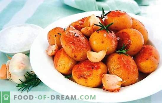 Млади компири во бавен шпорет - вкусно јадење на есен. Рецепт за млади компири во бавен шпорет: печен, печен, задушени