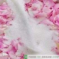 Розова ливчиња во шеќер