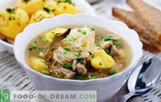 Супа во бавен шпорет - богата супа како руска печка. Најдобриот рецепт и карактеристики на супа за готвење во мултикиклуб