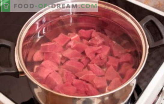 Колку готви говедско месо за супа? Колку да се готви говедско месо за супа, салата или аспид: финост на готвење месо