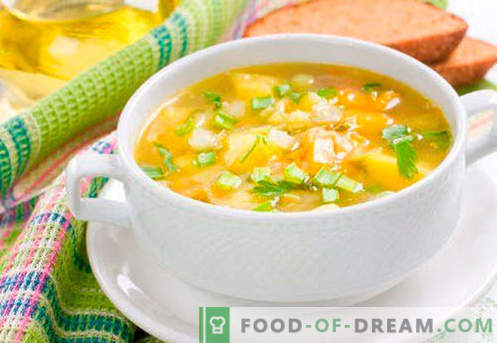 супа од маснотии - докажани рецепти. Како правилно и вкусно да се готви супа со маснотии.