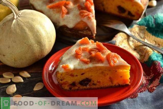 Pumpkin Pie на Кефир со сушено овошје