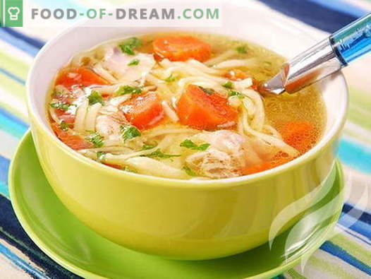 Пилешка супа во бавен шпорет - докажани рецепти. Како правилно и вкусно да се готви пилешка супа во бавен шпорет.