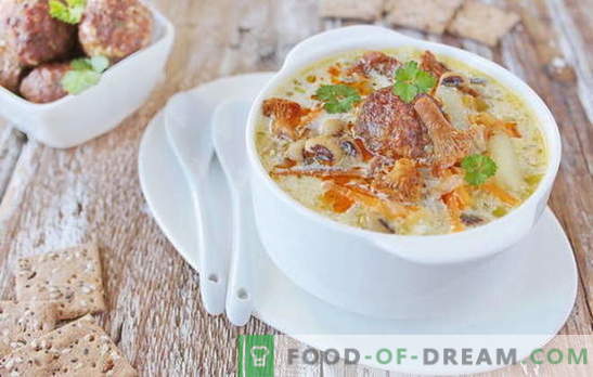 Супа со ќофтиња - задоволувачко задоволство! Различни рецепти за супа со ќофтиња и грав, тестенини, печурки, зеленчук