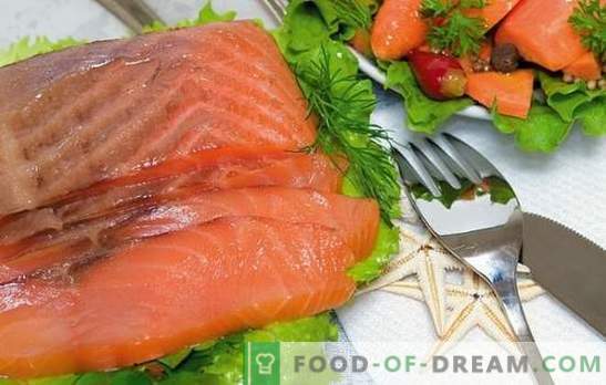 Лосос лосос дома: прифатлива деликатес! Рецепти со солено розово лосос и тајните на солење дома