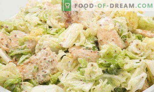 Salada Caesar - as receitas e ingredientes certos. Como preparar o molho (molho) para a salada 