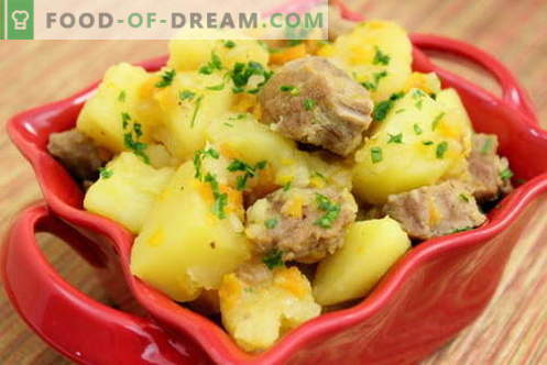 Компир со месо во бавен шпорет - најдобриот рецепт. Како правилно и вкусно готви компири со месо во бавен шпорет.
