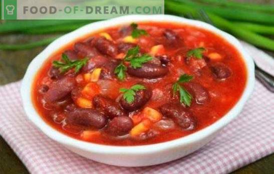 Како да се зачува грав во сос од домати: совети за домашно готвење. Конзервирани грав во сос од домати: летни подготовки за било какви јадења