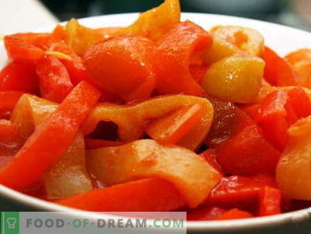 Кисела пиперка - најдобри рецепти. Како правилно и вкусно да готви кисела пиперка.