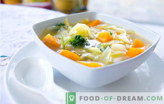 Супа од зеленчук - јадење со армија од витамини! Едноставни рецепти на растителни супи со кнедли, просо, грав, сирење, пилешко