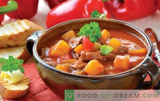 Супа со месо и компири: рецептите се едноставни и многу едноставни. Компир и месни супи: посно, пилешко, говедско месо, зеленчук