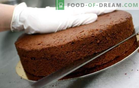 Торти за колачи - едноставни рецепти од бисквит, тесто од воздух и бадем. Едноставни колачи за торта: тајни за готвење