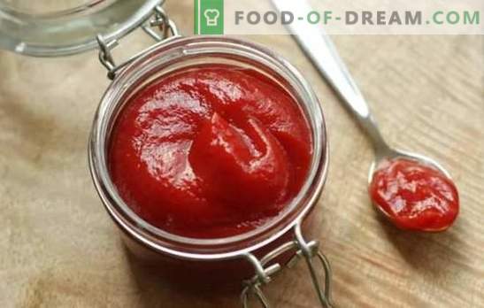 Паста за доматен кечап - брзи сосови за сите јадења. Рецепти за домати паста кечап: само дома е подобро!