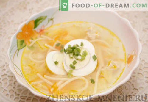 Пилешка супа - Рецепт со фотографии и опис по чекор по чекор