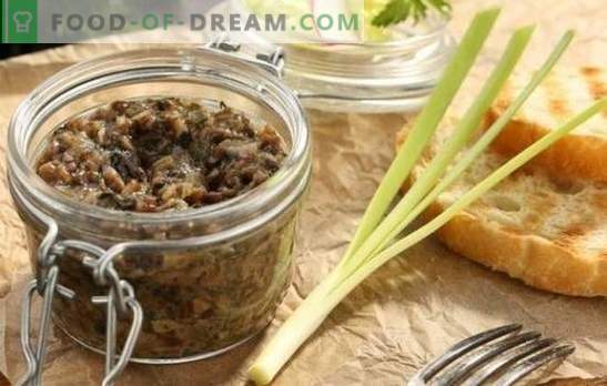 Како да се готви кавијар од мед agaric, за да биде вкусен? Најдобрите рецепти и методи за готвење кавијар од мед