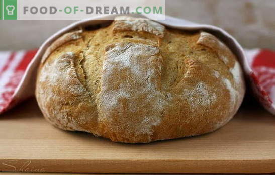Home-made mai bine decât achiziționate - pâine de secară! Pe drojdie și kefir, cu și fără drojdie - rețete de pâine de secară de casă
