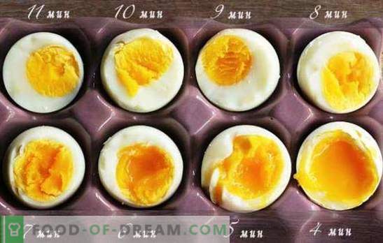 Како да се готви меко варени јајца, тврдо варени, во вреќа, чувано јајце. Колку да се вари јајца по врела вода
