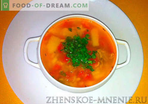 Карбо супа - рецепт со фотографии и чекор-по-чекор опис