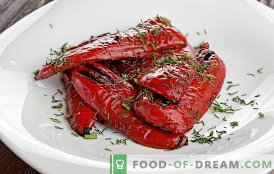 Пушеле пиперка е одличен додаток на месо и риба јадења. Едноставни опции за готвење за пушеле пипер