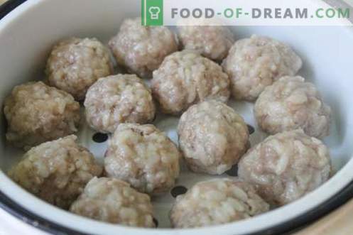 Hedgehog steam meatballs - en kötträtt för både barn och vuxna!
