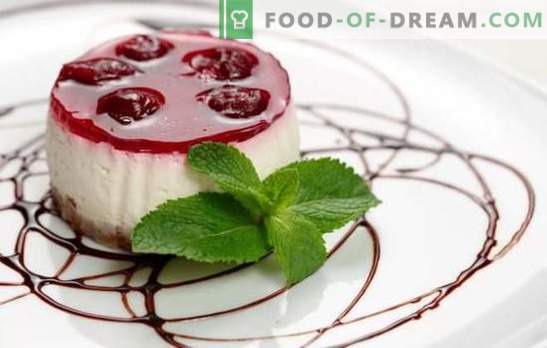 Десерти со желатин: вкусен и лесен. Најдобри рецепти на десерти со желатин со овошје, бобинки, урда, крем