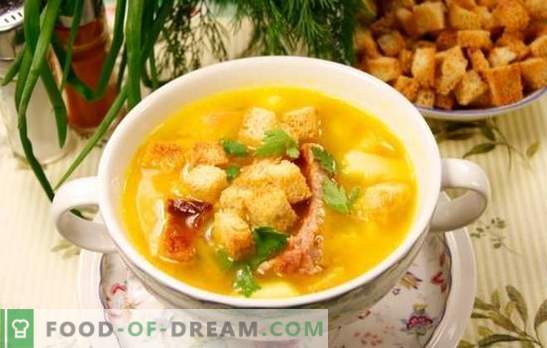 Пушена пилешка супа: вкусот е неверојатен и вкусот ќе биде запаметен засекогаш! Како да се готви супи со пушеле пилешко?