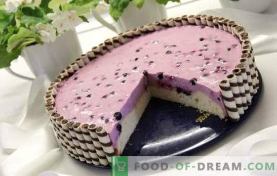 Јогурт торта - диететски десерт! Рецепти деликатни јогурт колачи со сунѓер торта, бобинки и желе