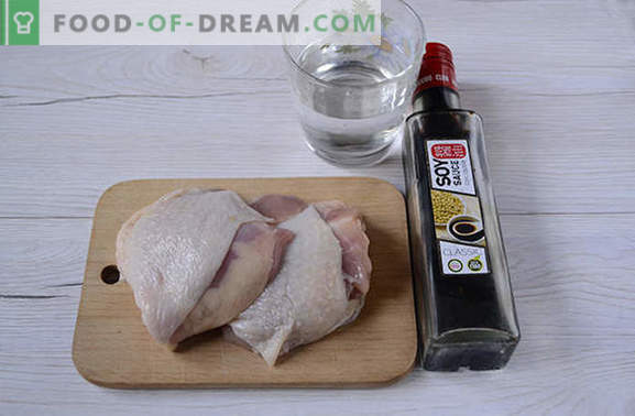 Пржено пиле со сос од соја во тава - 20 минути! Рецепт од чекор-по-чекор за диететски пржено пиле со сос од соја