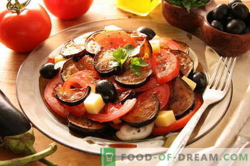 Модар патлиџан со домати - најдобри рецепти. Како да правилно и вкусно готви модри патлиџани со домати.