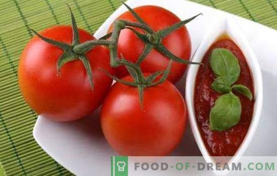 Готвење топол сос бр. 1 - лесен домат за зима. Најпознатите рецепти за домати за зима