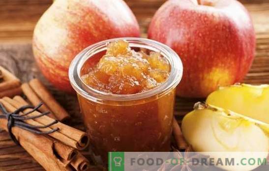 Домашен џем од јаболка за зима - потребна подготовка! Рецепти за разни јаболка од дома